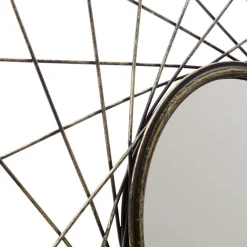 Wohnen Spiegel|Flurspiegel*Moderner Spiegel in Altgold Metallrahmen - Emrany