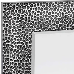 Wohnen Spiegel|Flurspiegel*Moderner Spiegel in Schwarz Silber - Tyrcio