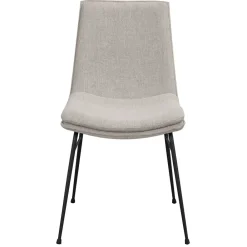 Wohnen Moderner Stoffstuhl in Grau - Sanctarin (2er Set)