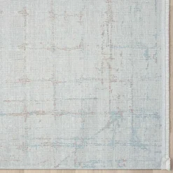 Wohnen Moderner Teppich in Hellgrau & Terracotta - Ropez