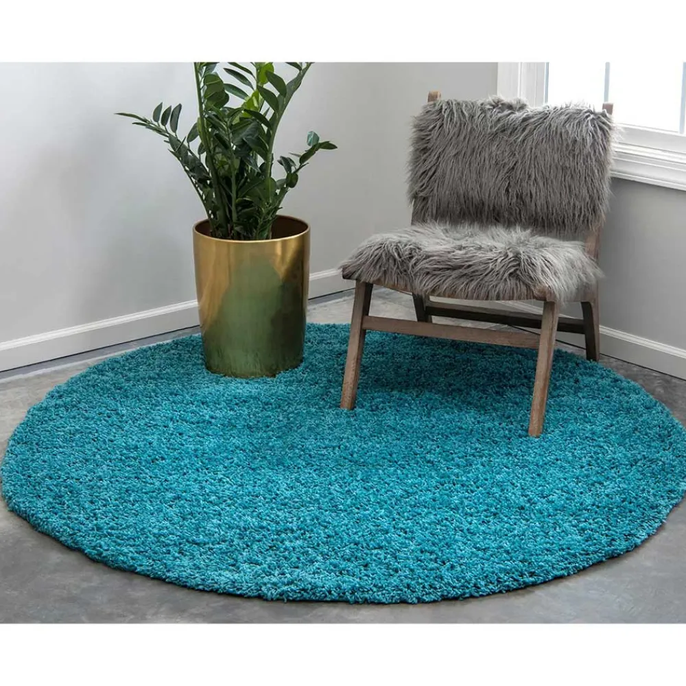Wohnen Teppiche*Moderner Teppich in Türkis Blau - Fyona