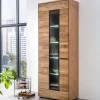 Wohnen Moderner Vitrinenschrank 70x196x40 cm - Sennya