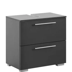 Wohnen Moderner Waschbecken Unterschran in Anthrazit - Cosminaro