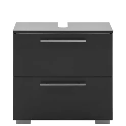 Wohnen Moderner Waschbecken Unterschran in Anthrazit - Cosminaro