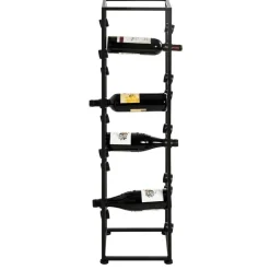 Wohnen Moderner Weinflaschen Halter in Schwarz - Esman