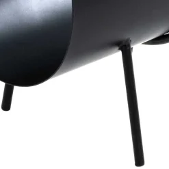 Wohnen Schwarze Möbel*Moderner Zeitungsständer aus Metall - Evillan