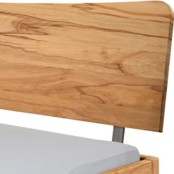 Wohnen Modernes Bett aus Wildbuche und Metall - Sunil