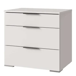 Wohnen Jugendbetten*Modernes Bett in Weiß mit Dunkelgrau - Oledra