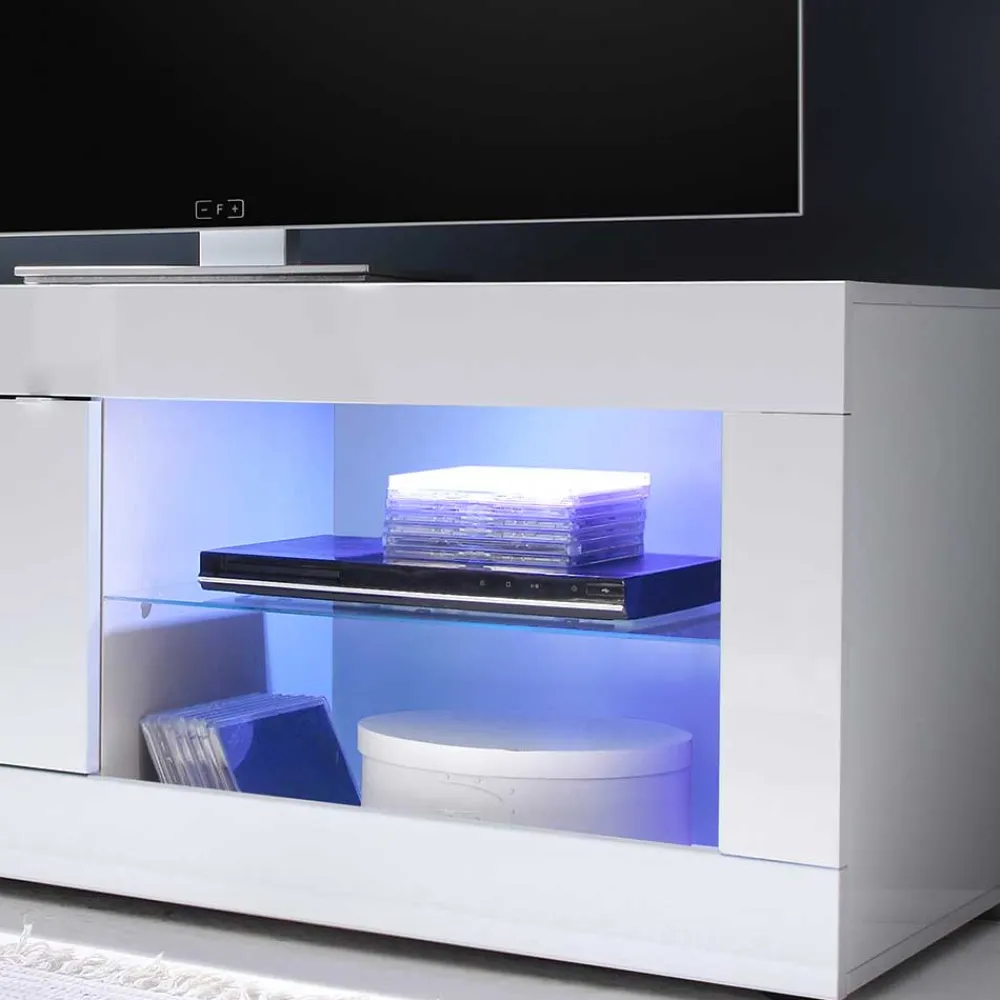 Wohnen Modernes Fernsehunterschrank in Weiß - Sogno