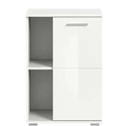 Wohnen Weiße Möbel|Glasmöbel*Modernes Garderobenmöbel in Weiß - Rugova (zweiteilig)