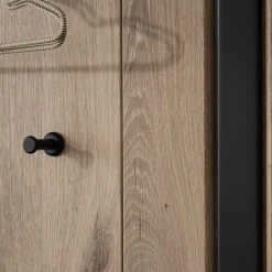 Wohnen Modernes Garderobenpaneel mit Hutboden & Stange - Baiamare