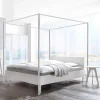 Wohnen Modernes Himmelbett in Weiß - River