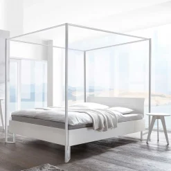 Wohnen Modernes Himmelbett in Weiß - River
