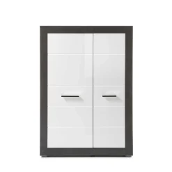 Wohnen Modernes Hochglanz Highboard mit 2 Türen - Istensa I