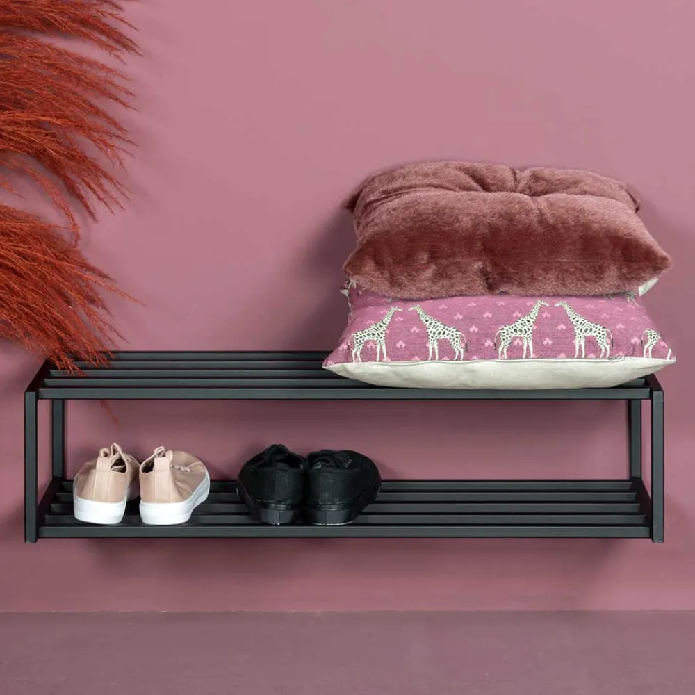 Wohnen Modernes Schuhregal mit zwei Ablagen - Acke