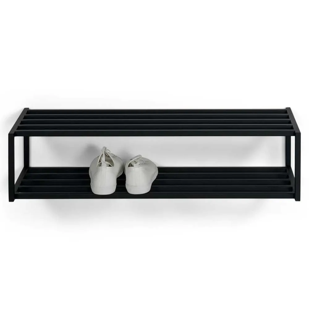 Wohnen Modernes Schuhregal mit zwei Ablagen - Acke