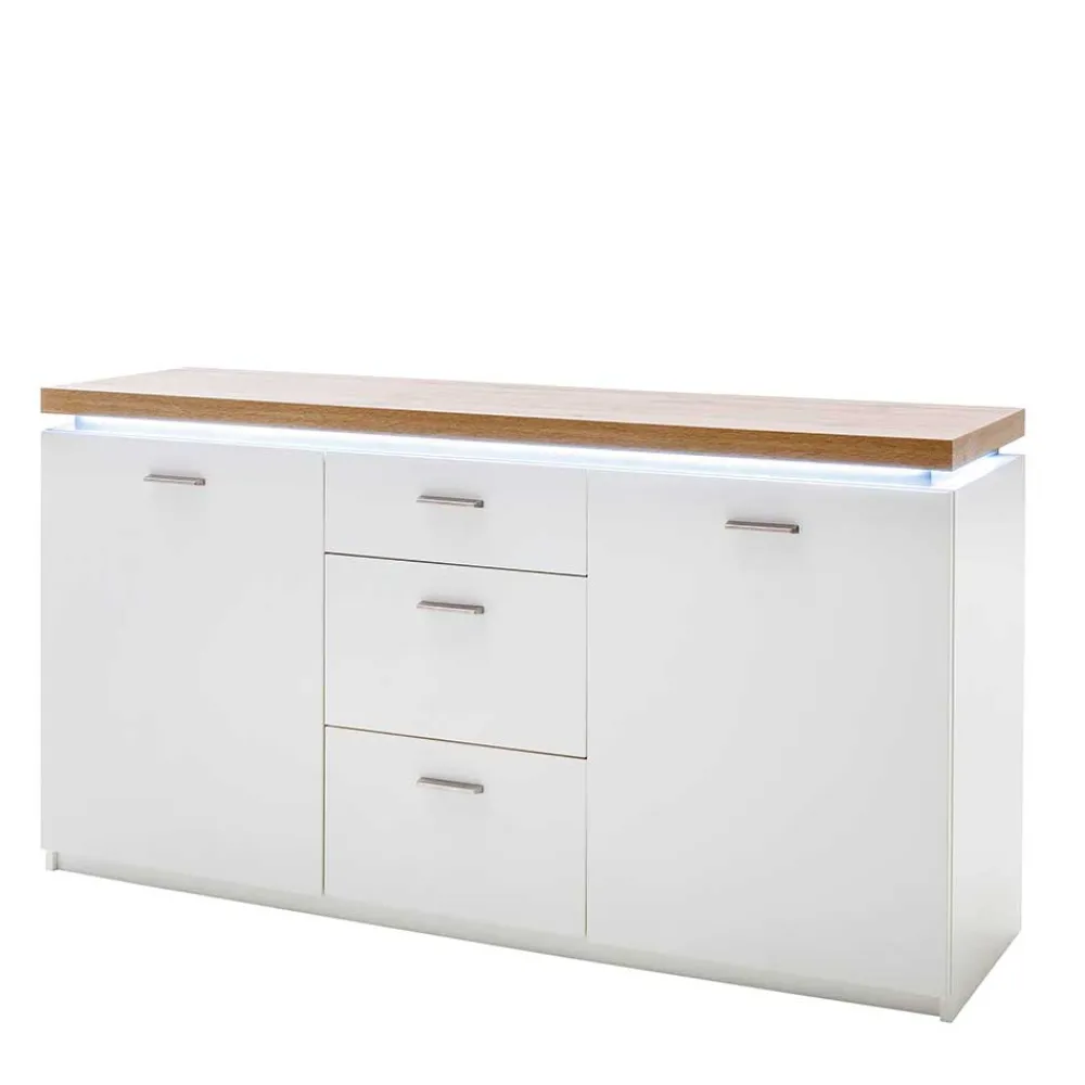 Wohnen Küchenschränke|Sideboards*Modernes Sideboard mit LED Beleuchtung - Nusenia
