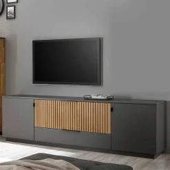 Wohnen Modernes TV Board mit zwei Schubladen & Türen - Cruzca