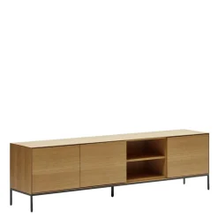 Wohnen Modernes TV Lowboard in Eiche - Utperio