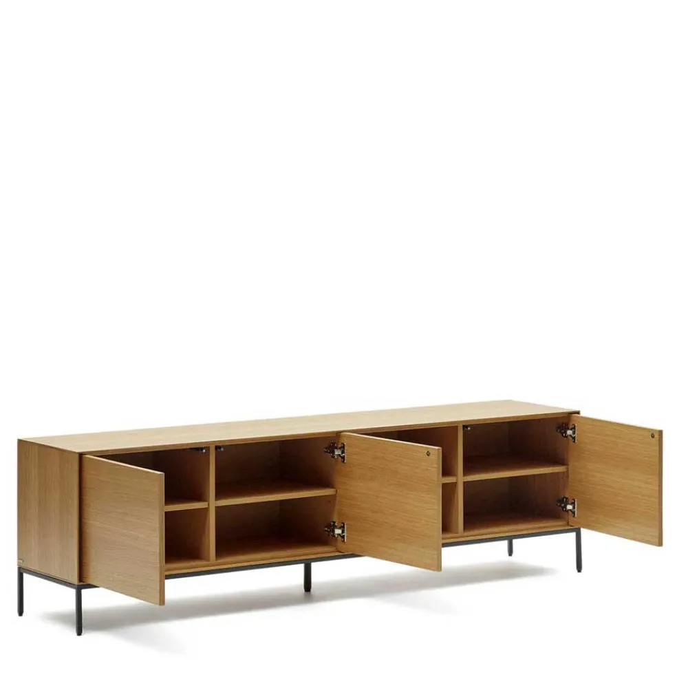Wohnen Modernes TV Lowboard in Eiche - Utperio