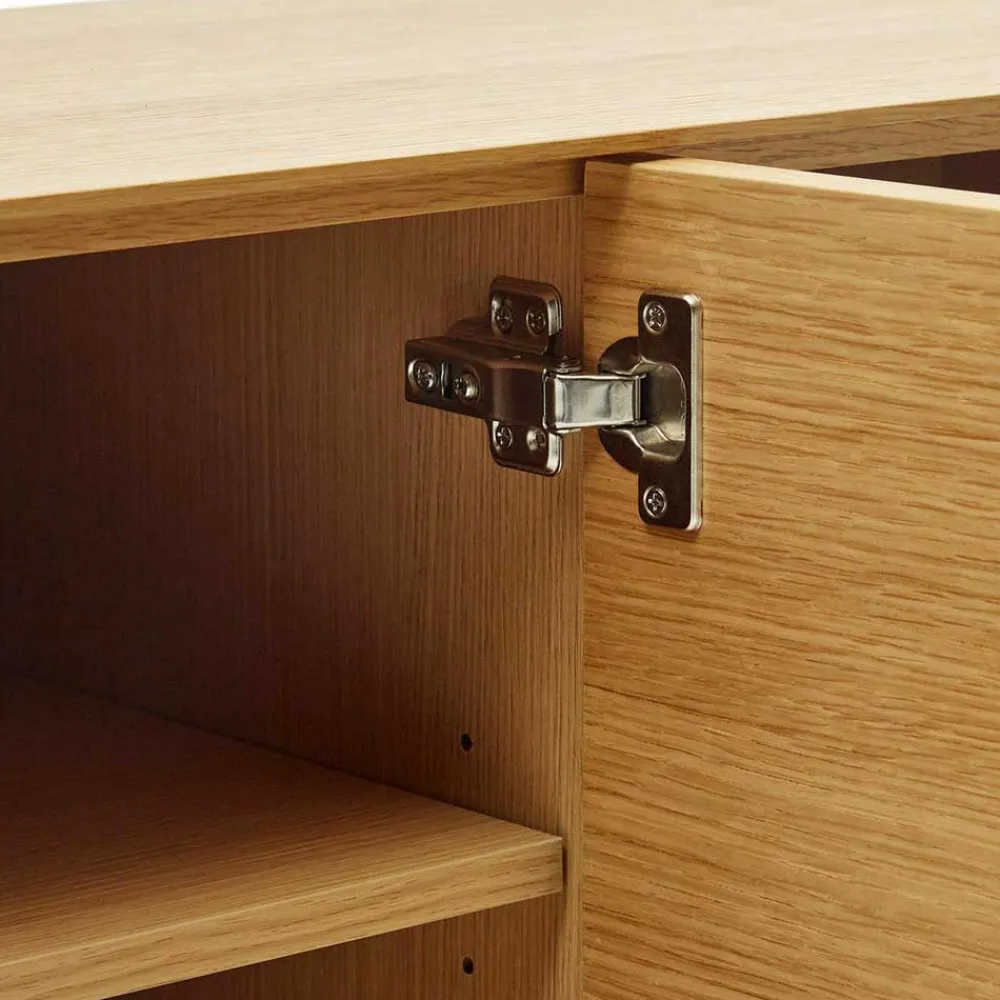 Wohnen Modernes TV Lowboard in Eiche - Utperio