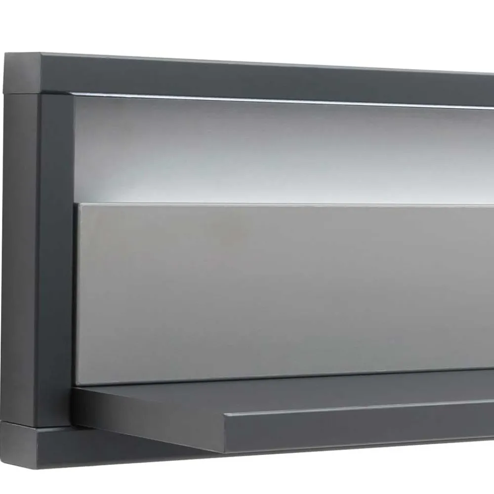 Wohnen Esszimmerregale|Regale*Modernes Wandboard in Grau - 156 cm breit - Ridona