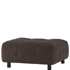 Wohnen Sessel & Hocker|Hocker*Modulcouch Polsterhocker in Graubraun Cord - Vita