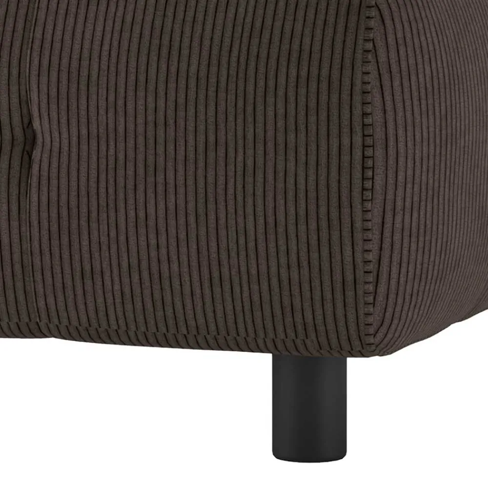 Wohnen Sessel & Hocker|Hocker*Modulcouch Polsterhocker in Graubraun Cord - Vita