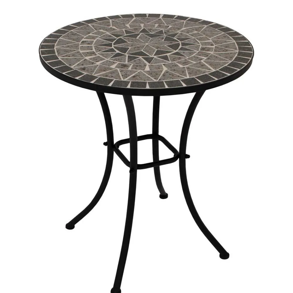 Wohnen Metall-Gartenmöbel|Sitzgruppe*Mosaik Tischgruppe rund - Tasmania