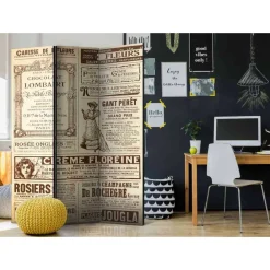 Wohnen Vintage Möbel*Motivdruck Paravent Vintage Werbung - Radojan