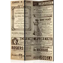 Wohnen Vintage Möbel*Motivdruck Paravent Vintage Werbung - Radojan