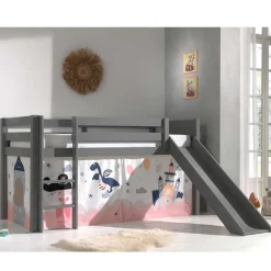 Wohnen Kinderbetten*Märchenhaftes Hochbett mit Vorhangset - Karin