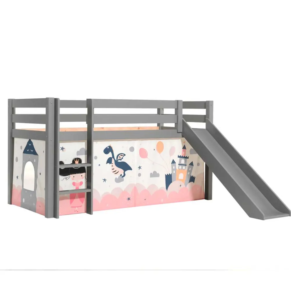 Wohnen Kinderbetten*Märchenhaftes Hochbett mit Vorhangset - Karin