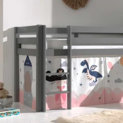 Wohnen Kinderbetten*Märchenhaftes Hochbett mit Vorhangset - Karin