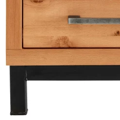 Wohnen Nachtkommode aus Kernbuche & Eisen - Dimphi