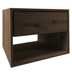 Wohnen Nachttische|Kommoden*Nachtkommode für die Wand in Eiche Dunkel - Live