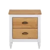 Wohnen Landhausmöbel|Nachttische*Nachtkommode im Landhaus Look mit Metallgriffen - Xasimir
