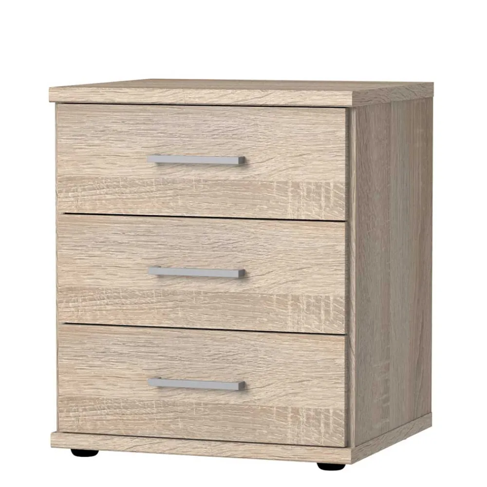 Wohnen Nachtkommode in Eiche Sägerau Dekor - Citerna