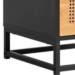 Wohnen Skandinavische Möbel|Kommoden*Nachtkommode in Natur und Schwarz - Around