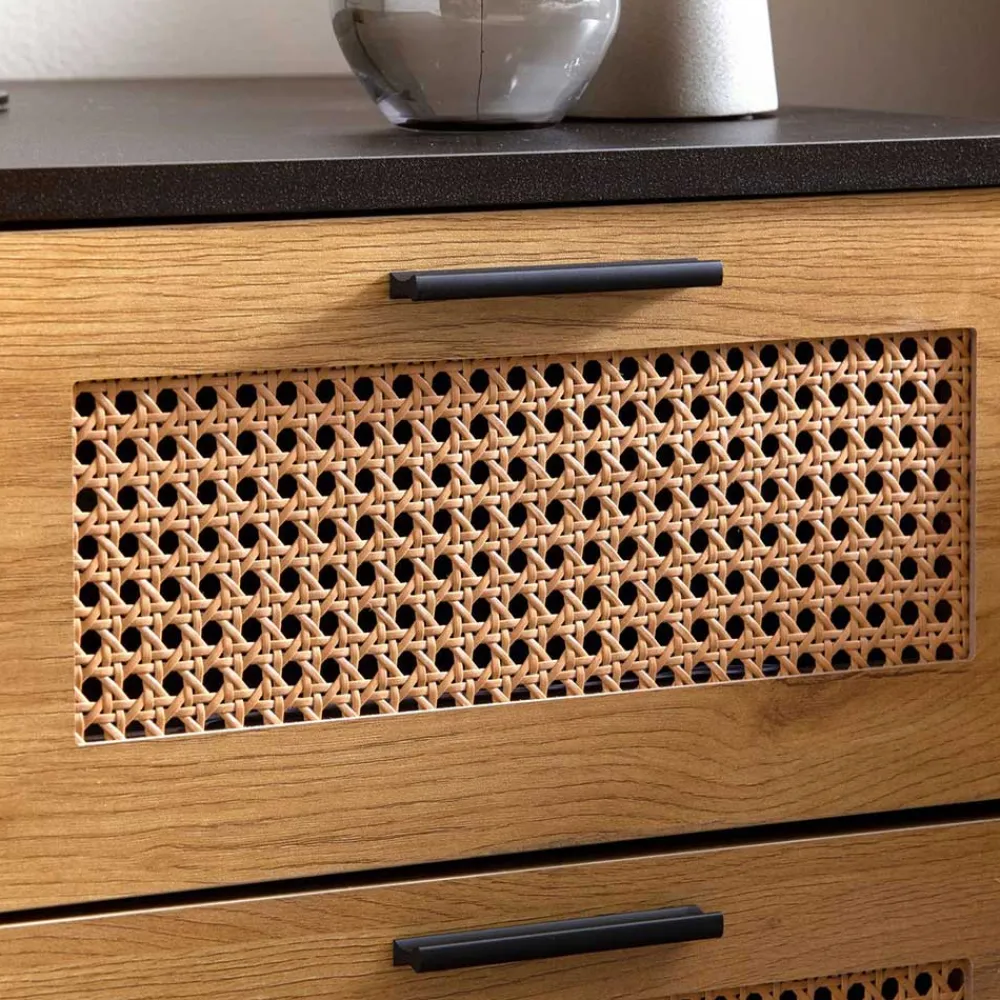 Wohnen Skandinavische Möbel|Kommoden*Nachtkommode in Natur und Schwarz - Around