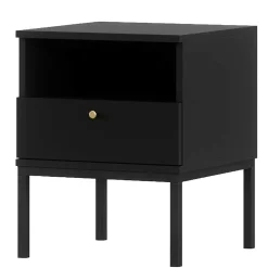 Wohnen Nachtkommode mit Fach und Schublade - Groot