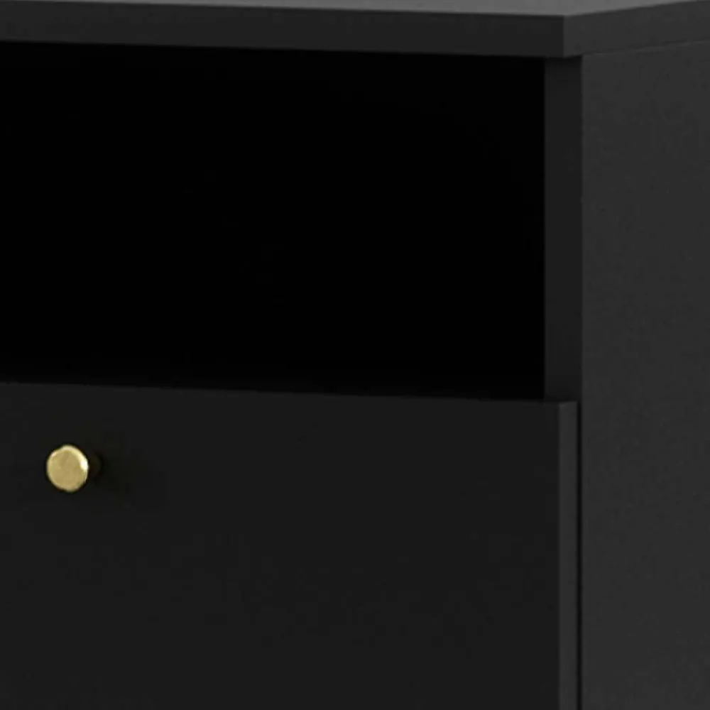 Wohnen Nachtkommode mit Fach und Schublade - Groot