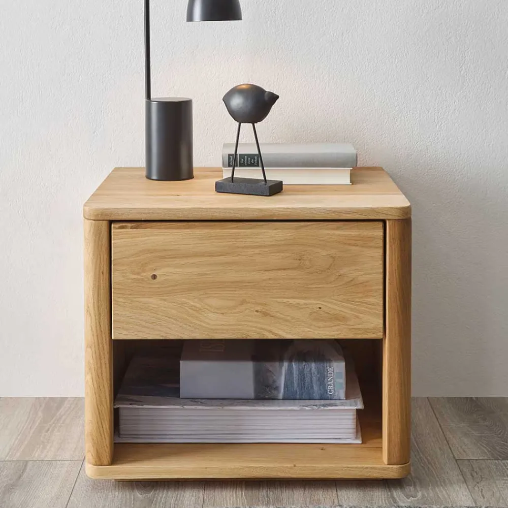 Wohnen Nachtkommode mit Schublade und Fach - Phila