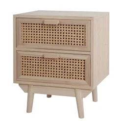 Wohnen Kommoden|Rattanmöbel*Nachtkommode mit Wiener Geflecht - Oncinasa