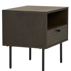 Wohnen Nachtkonsole mit Fach und Schublade - Wega