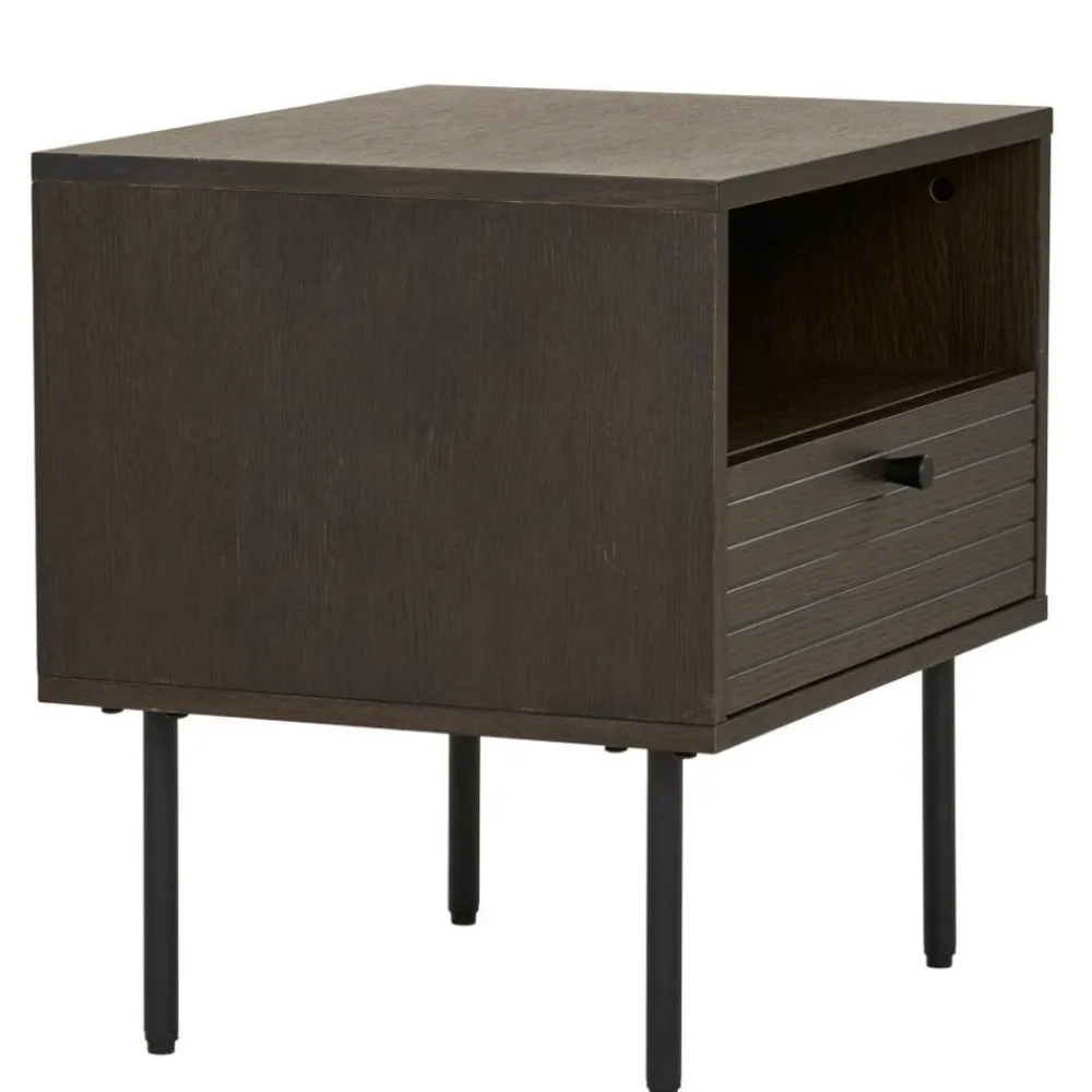 Wohnen Nachtkonsole mit Fach und Schublade - Wega