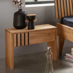 Wohnen Kommoden|Nachttische*Nachtkonsole mit Schublade aus Wildeiche - Manarola