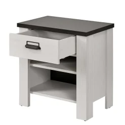 Wohnen Nachtkonsole mit Schublade & zwei Fächern - Tramos