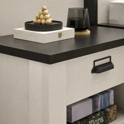 Wohnen Nachtkonsole mit Schublade & zwei Fächern - Tramos