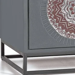 Wohnen Nachtschrank - dekorativ mit Mandala - Mesusco